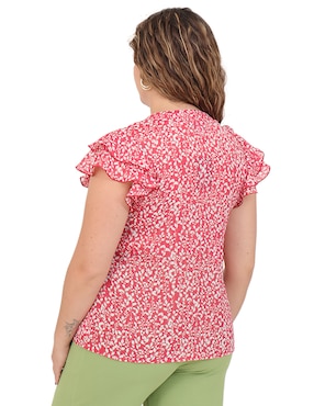 Blusa Duplan Petite manga corta para mujer