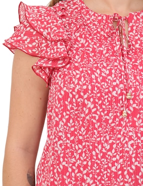 Blusa Duplan Petite manga corta para mujer