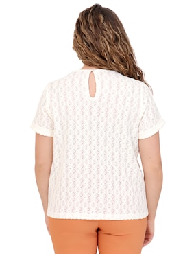 Blusa Duplan Petite manga corta para mujer