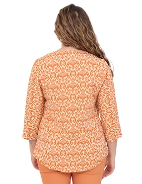 Blusa Duplan Petite manga 3/4 para mujer
