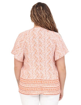 Blusa Duplan Petite manga corta para mujer
