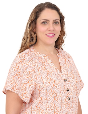 Blusa Duplan Petite manga corta para mujer