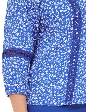 Blusa Duplan Petite Mykonos manga 3/4 para mujer