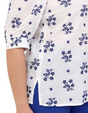 Blusa Duplan Petite Mykonos manga corta para mujer
