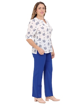 Blusa Duplan Petite Mykonos manga corta para mujer