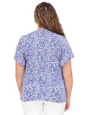 Blusa Duplan Petite Mykonos manga corta para mujer