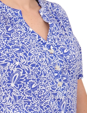 Blusa Duplan Petite Mykonos manga corta para mujer