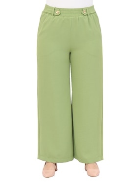 Pantalón pijamero Duplan Petite slim para mujer
