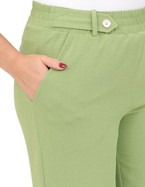 Pantalón pijamero Duplan Petite slim para mujer