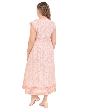 Vestido midi casual Duplan Petite para mujer