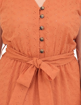 Vestido midi casual Duplan Petite para mujer