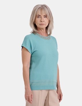Blusa Vitos manga corta para mujer