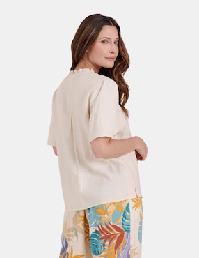 Blusa Vitos manga 3/4 para mujer