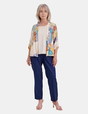 Blusa Vitos manga 3/4 para mujer