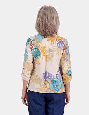 Blusa Vitos manga 3/4 para mujer