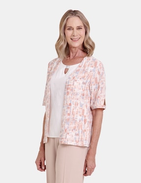 Blusa Vitos manga corta para mujer