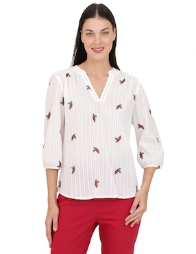 Blusa Duplan manga 3/4 para mujer