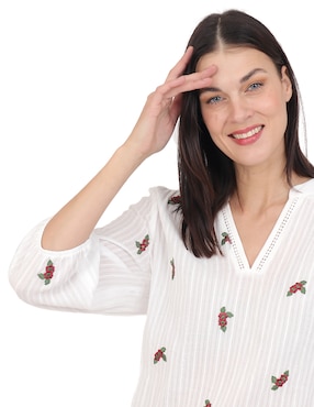 Blusa Duplan manga 3/4 para mujer