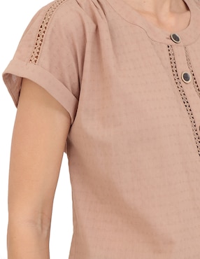 Blusa Duplan manga corta para mujer