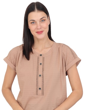 Blusa Duplan manga corta para mujer