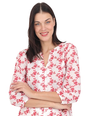 Blusa Duplan manga 3/4 para mujer