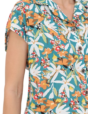 Blusa Duplan manga corta para mujer