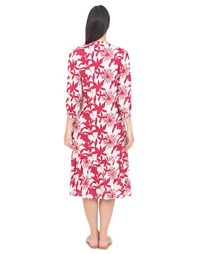 Vestido midi casual Duplan para mujer