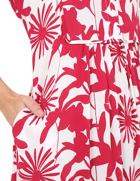 Vestido midi casual Duplan para mujer