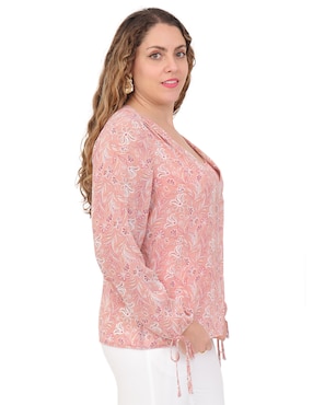 Blusa Duplan Petite manga larga para mujer