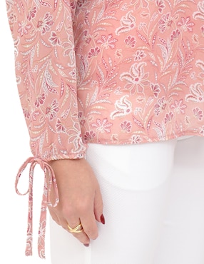 Blusa Duplan Petite manga larga para mujer
