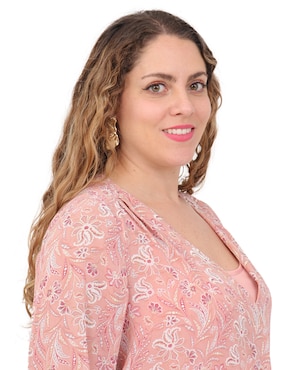 Blusa Duplan Petite manga larga para mujer
