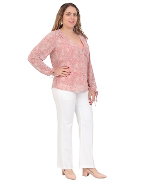 Blusa Duplan Petite manga larga para mujer