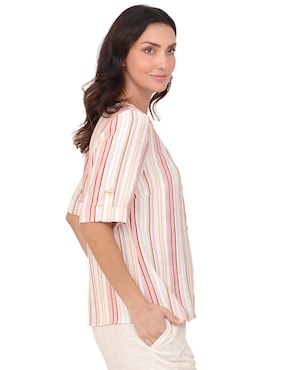Blusa Duplan manga al codo para mujer