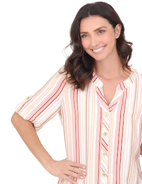Blusa Duplan manga al codo para mujer