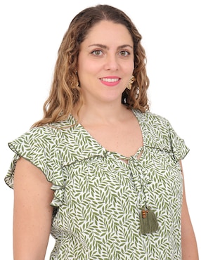 Blusa Duplan Petite manga corta para mujer