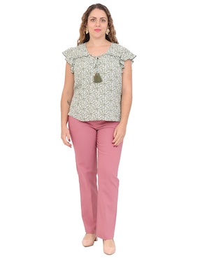 Blusa Duplan Petite manga corta para mujer