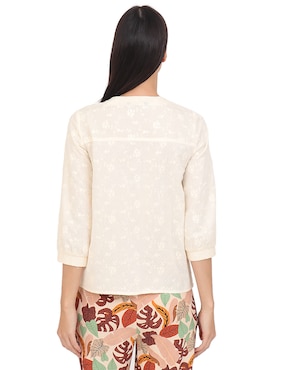 Blusa Duplan Grupo Sabadell manga 3/4 para mujer