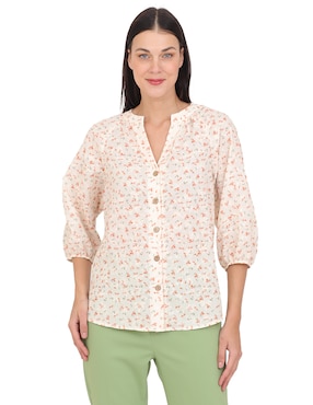 Blusa Duplan Grupo Sabadell manga 3/4 para mujer