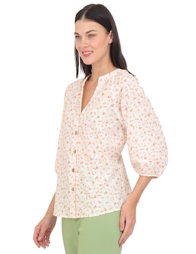 Blusa Duplan Grupo Sabadell manga 3/4 para mujer