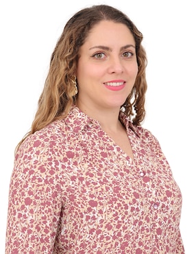 Blusa Duplan Petite manga larga para mujer