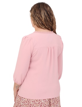Blusa Duplan Petite manga 3/4 para mujer