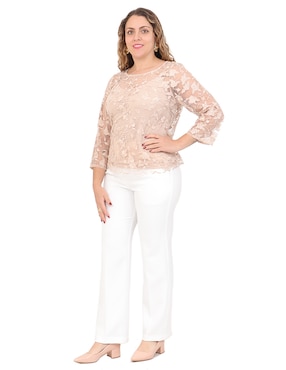 Blusa Duplan Petite manga 3/4 para mujer