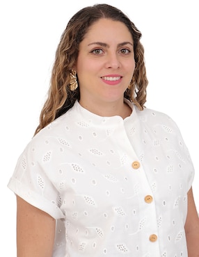 Blusa Duplan Petite manga corta para mujer