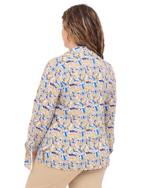 Blusa Duplan Petite manga 3/4 para mujer