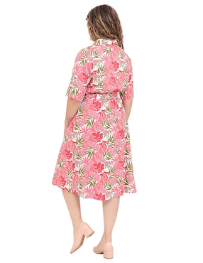 Vestido a la rodilla Duplan Petite para mujer