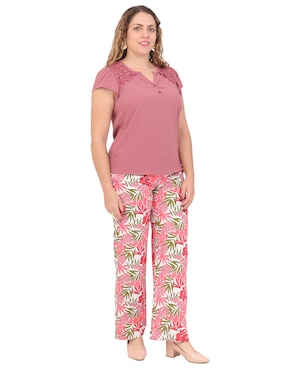Blusa Duplan Petite manga corta para mujer