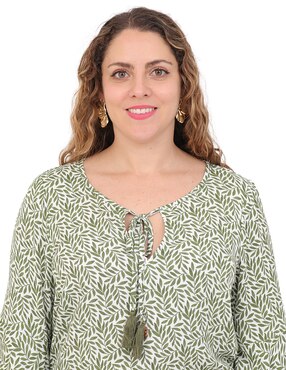 Blusa Duplan Petite manga 3/4 para mujer
