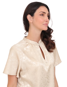 Blusa Duplan manga corta para mujer