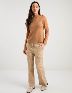 Suéter Duplan Petite cuello alto para mujer