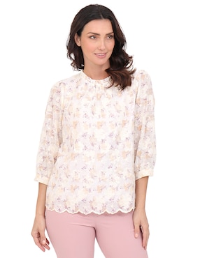 Blusa Duplan manga 3/4 para mujer
